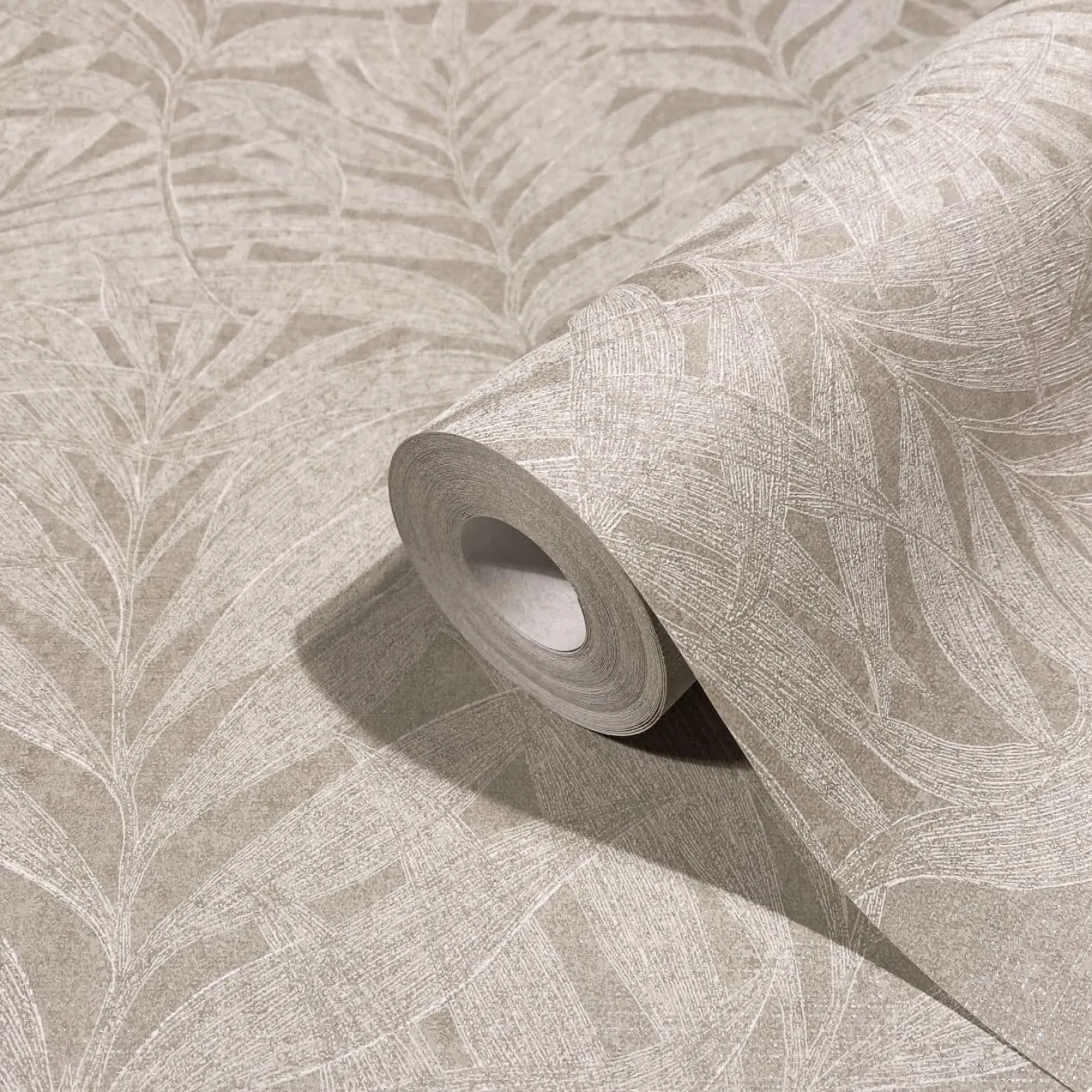 Vliestapete 34004 Blätter Beige Grau Marburg