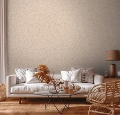 Vliestapete Blätter Betonoptik Creme Beige 38920-5