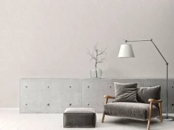Vliestapete Blätter Betonoptik Creme Grau 38920-2