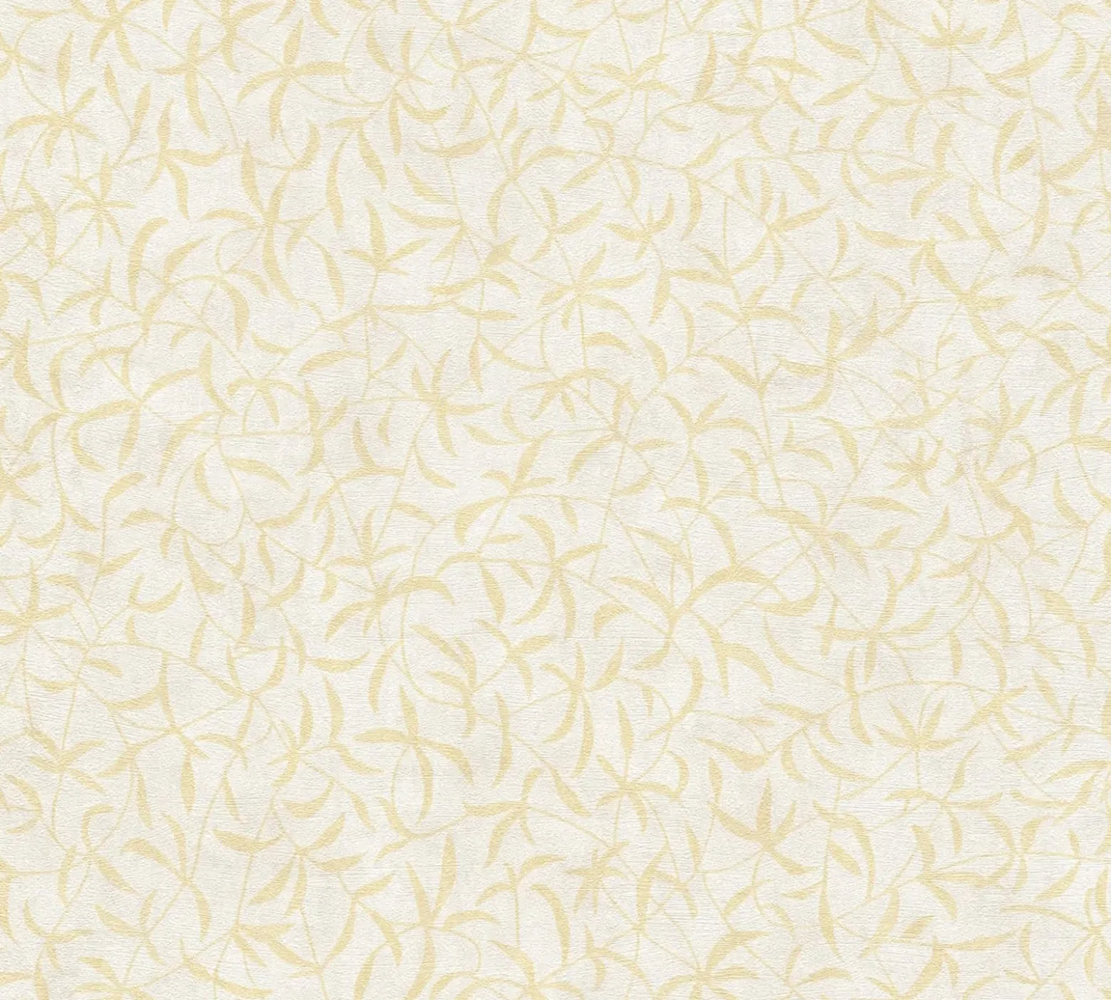 Vliestapete Blätter Betonoptik Creme Gelb 38920-4