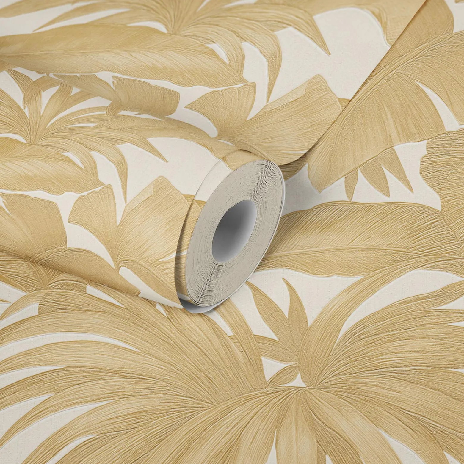 Vliestapete Blätter creme gold Versace 96240-4