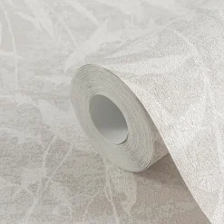 Vliestapete Blätter Dschungel Grau Weiß Metallic 78203-3