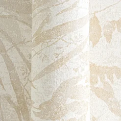 Vliestapete Blätter Dschungel Creme Beige Metallic 78203-2