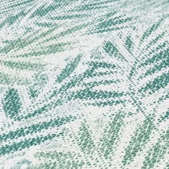 Vliestapete Blätter Farne Metallic Weiß Grün 39120-1