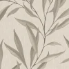Vliestapete Blätter Floral braun-beige grau Marburg 32204