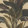 Vliestapete Blätter Floral braun gold Metallic 37862-4