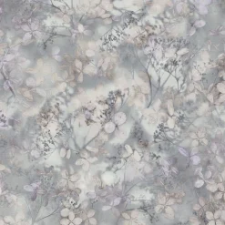 Vliestapete Blätter Floral Grau Lila Creme 10415-31