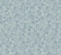 Vliestapete Blätter Floral Skandi Blau Weiß 39111-4