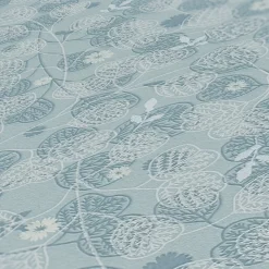 Vliestapete Blätter Floral Skandi Blau Weiß 39111-4