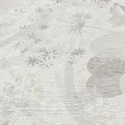 Vliestapete Blätter Floral Weiß Grau Beige 10506-31