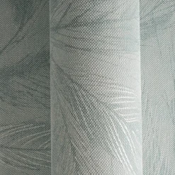 Vliestapete Blätter Grün Silber Metallic 79096-5