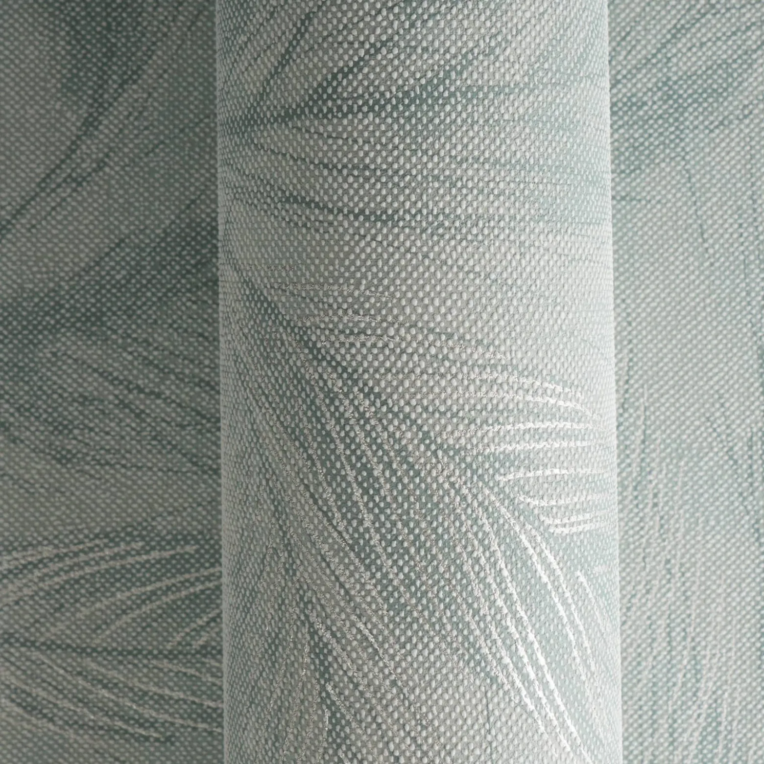 Vliestapete Blätter Grün Silber Metallic 79096-5