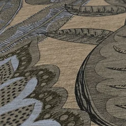 Vliestapete Blätter Illustration Beige Grau 39346-5