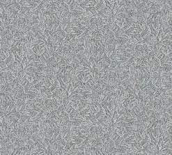 Vliestapete Blätter-Muster anthrazit metallic 37837-2