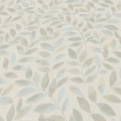 Vliestapete Blätter Ranken Creme Blau Grün 10462-02