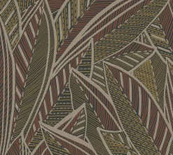 Vliestapete Blätter Schwarz Braun Metallic 39933-1
