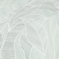 Vliestapete Blätter Struktur Grün Weiß Metallic 10530-07