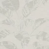 Vliestapete Blätter Struktur Beige Grau 10459-02