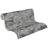 Vliestapete Blätter Tropen Grau Silber Metallic 39340-4