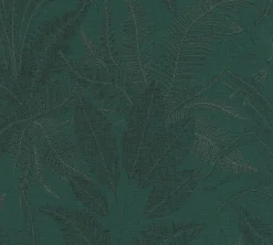 Vliestapete Blätter Tropen Grün Gold Metallic 39654-3