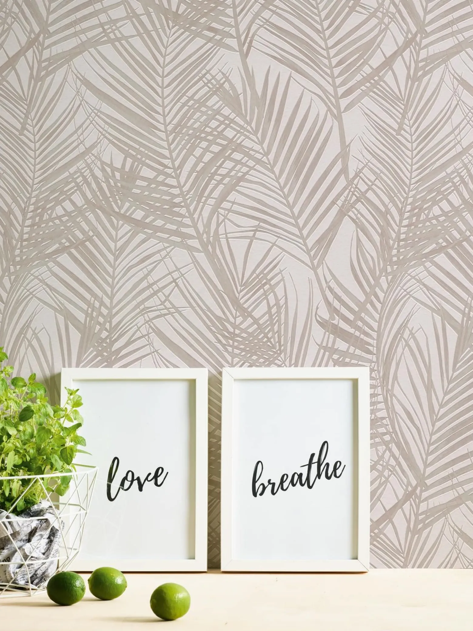 Vliestapete Blätter Tropisch Weiß Perlmutt Metallic 39038-3