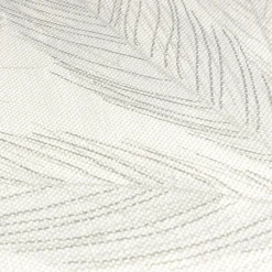 Vliestapete Blätter Weiß Grau Silber Metallic 79096-3