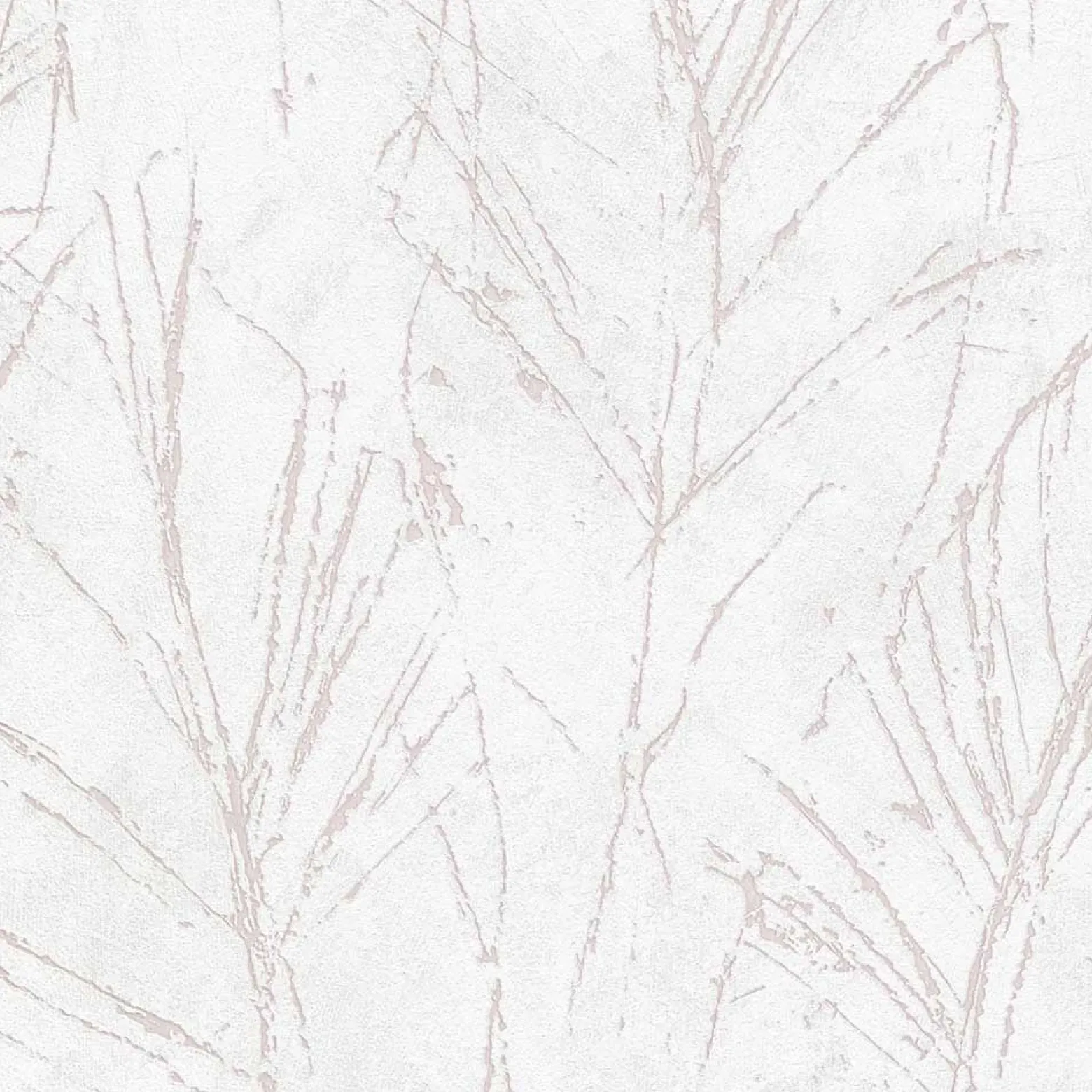 Vliestapete Blätter Weiß Rosa Metallic 10321-05