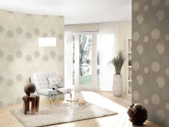 Vliestapete Blumen AS Creation Spot beige creme 93791-2
