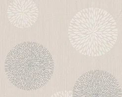 Vliestapete Blumen AS Creation Spot beige creme 93791-2