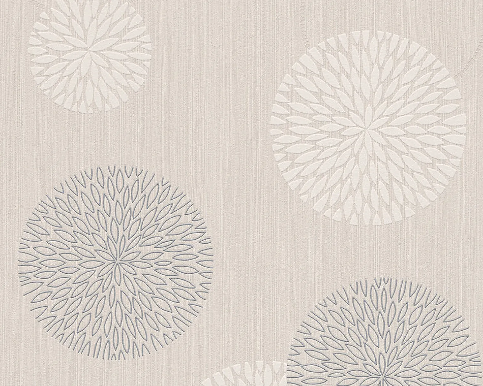 Vliestapete Blumen AS Creation Spot beige creme 93791-2