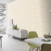 Vliestapete Blumen Blätter weiß Glanz Rasch 570434