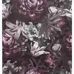 Vliestapete Blumen Floral Anthrazit AS Creation