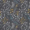 Vliestapete Blumen Floral Schwarz Grau Metallic 38847-4