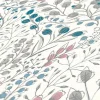Vliestapete Blumen Floral Weiß Rosa Metallic 38847-2