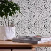 Vliestapete Blumen Floral Weiß Grau Metallic 38847-3