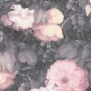 Vliestapete Blumen Vintage grau rosa 36921-2