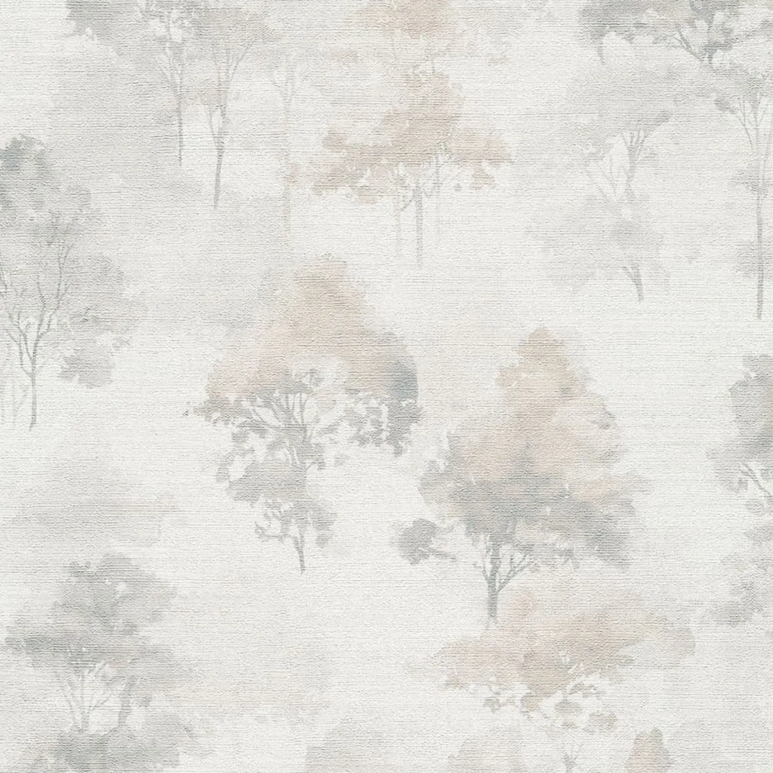 Vliestapete Bäume Wald Creme Beige Grau 10557-37
