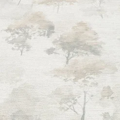 Vliestapete Bäume Wald Creme Beige Grau 10557-37