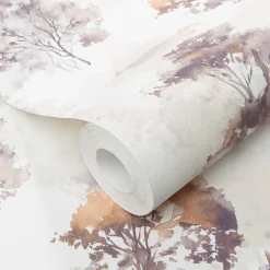 Vliestapete Bäume Wald Creme Beige Braun 10557-11