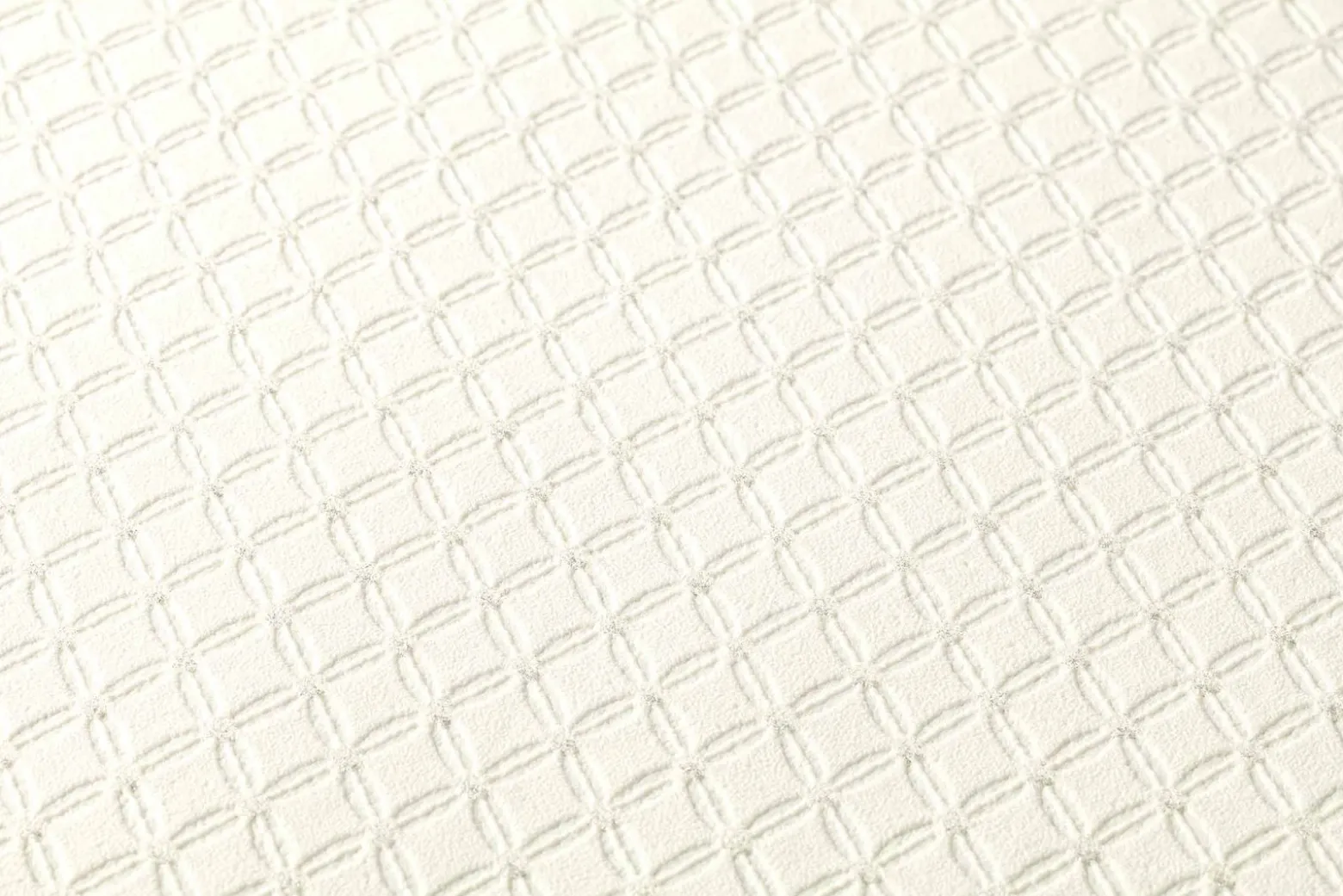 Vliestapete Chesterfield weiß silber Glitzer 36897-2