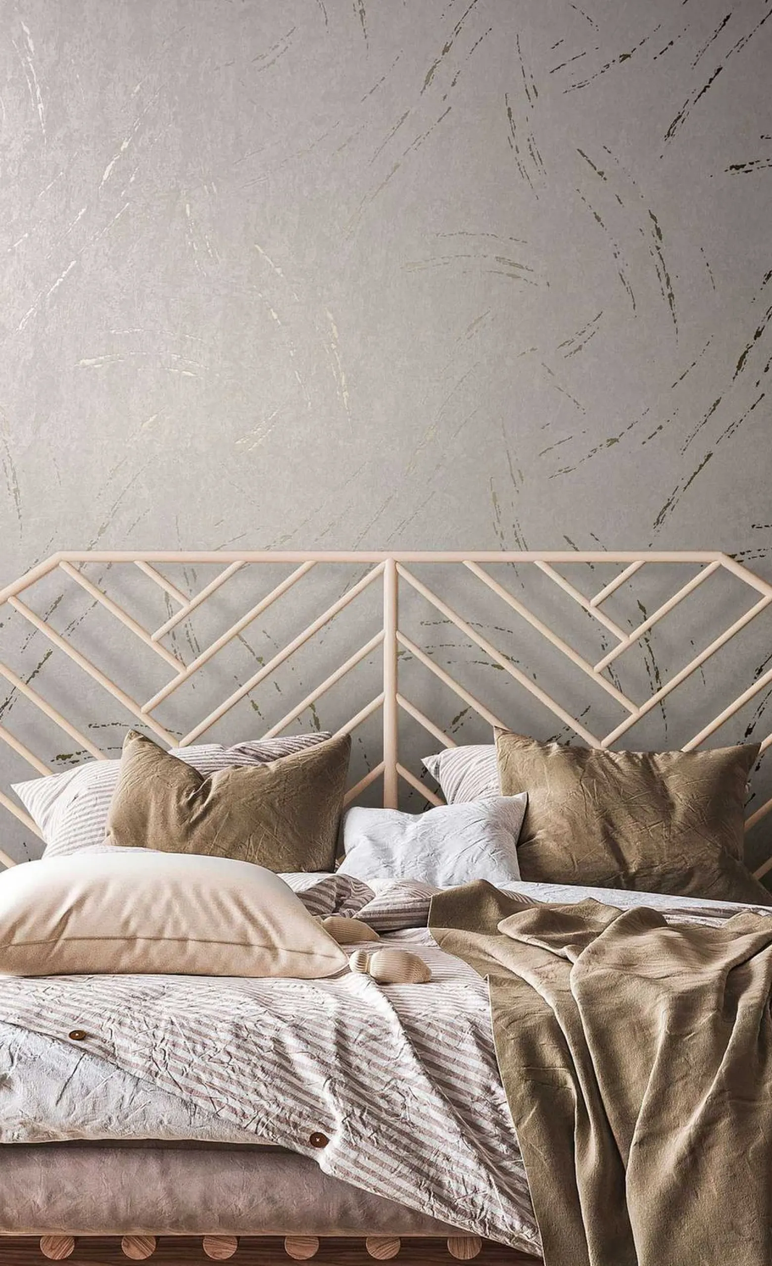 Vliestapete Creme Beige Putz Optik Marburg 33667