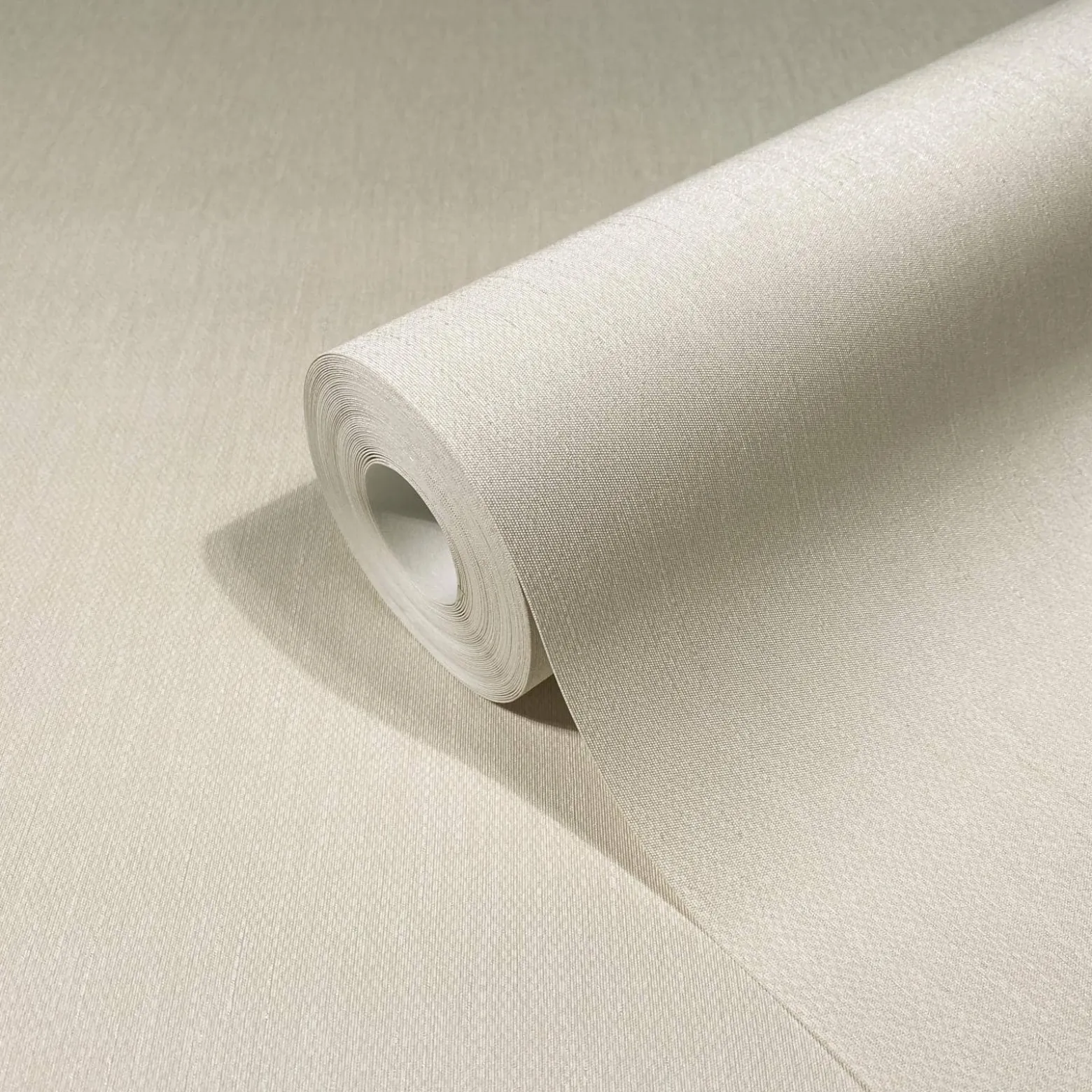 Vliestapete Creme Textil Optik Uni Marburg 31589