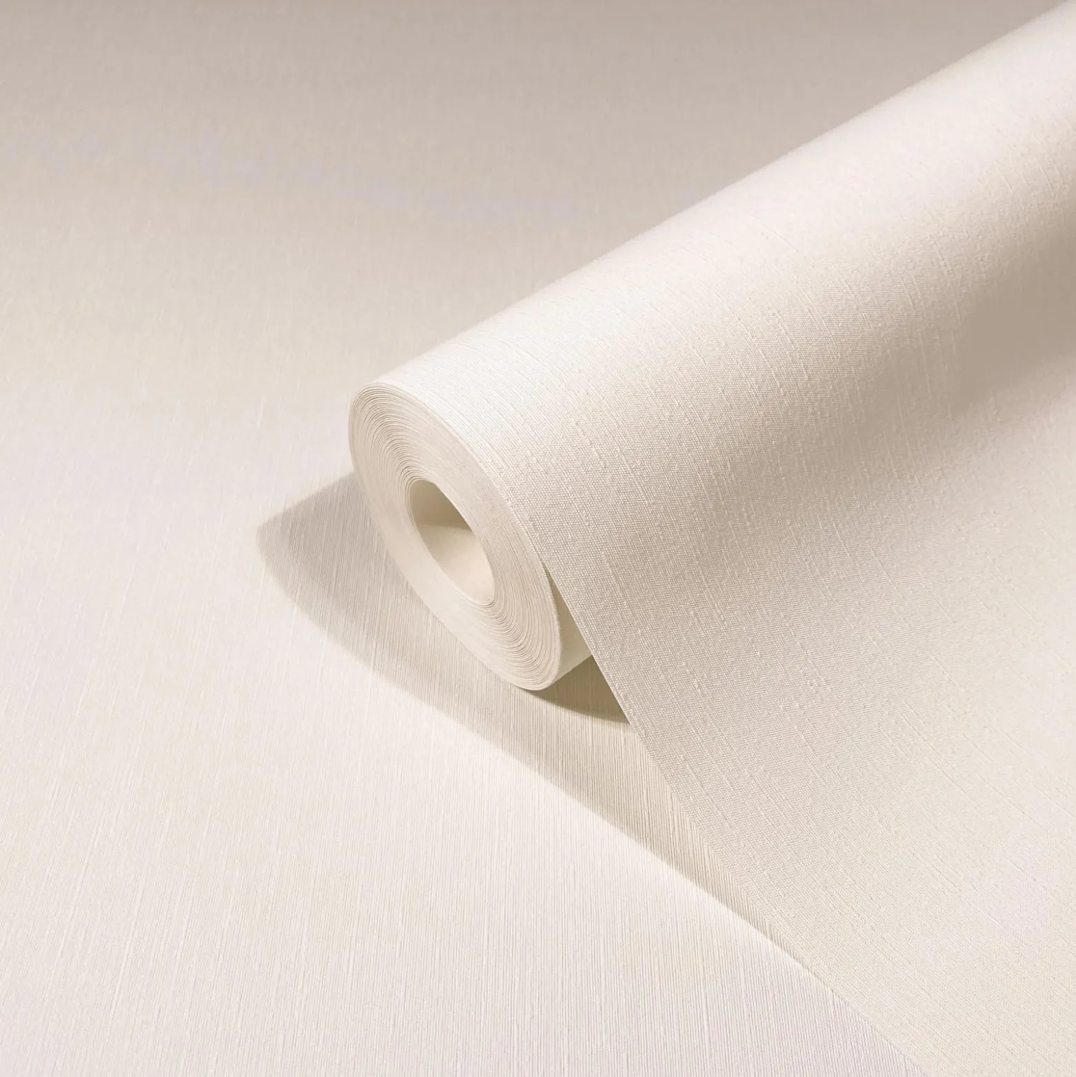 Vliestapete Cremeweiß Textil Optik Uni Marburg 82105