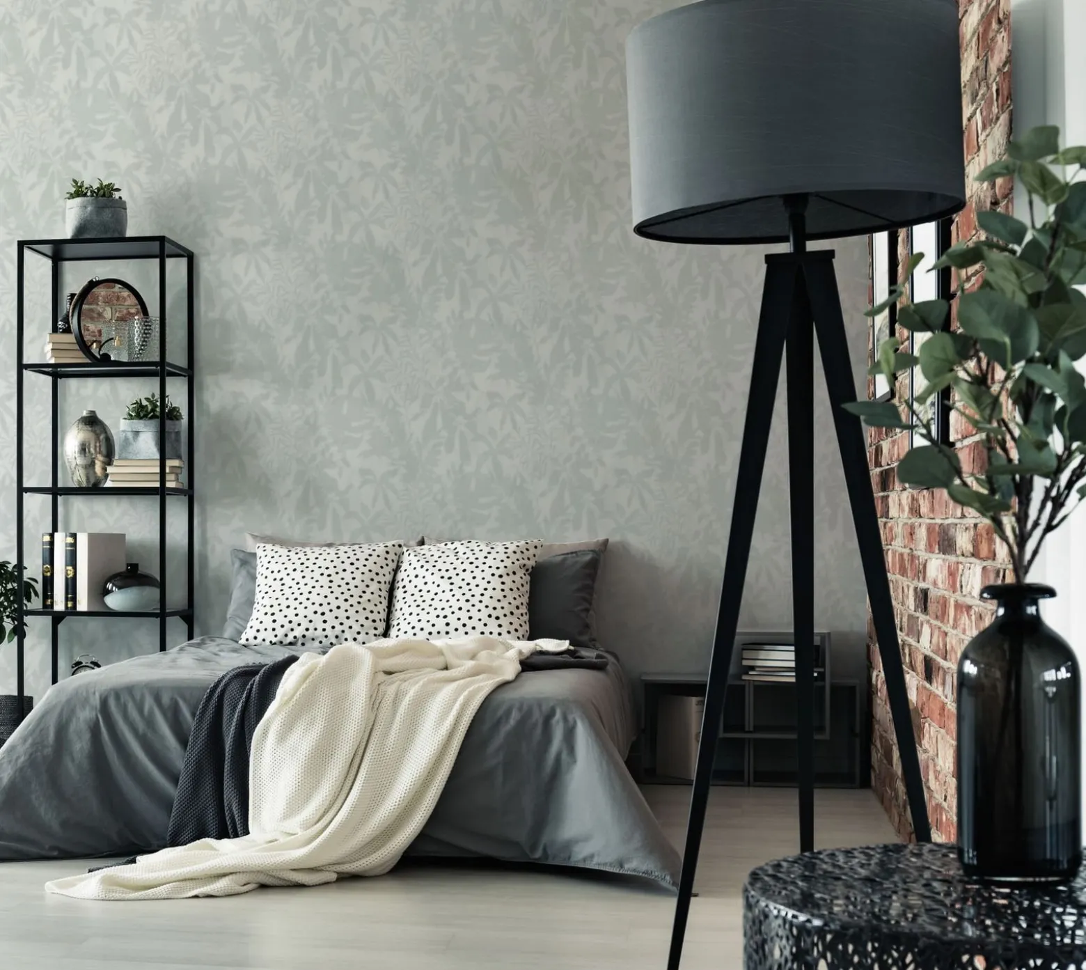 Vliestapete Daniel Hechter Floral Blätter Grün Creme