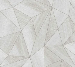 Vliestapete Daniel Hechter Grafisch Grau Silber Metallic