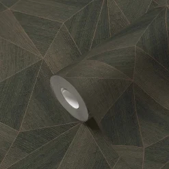 Vliestapete Daniel Hechter Grafisch Schwarz Kupfer Metallic