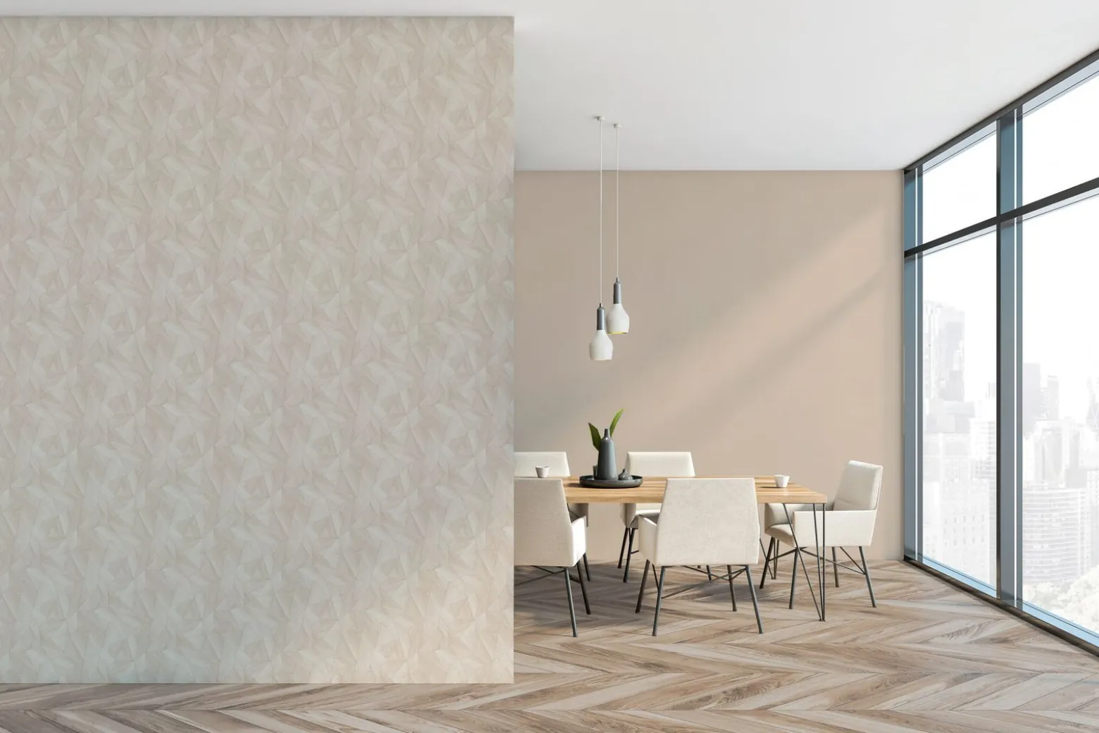 Vliestapete Daniel Hechter Grafisch Beige Silber Metallic