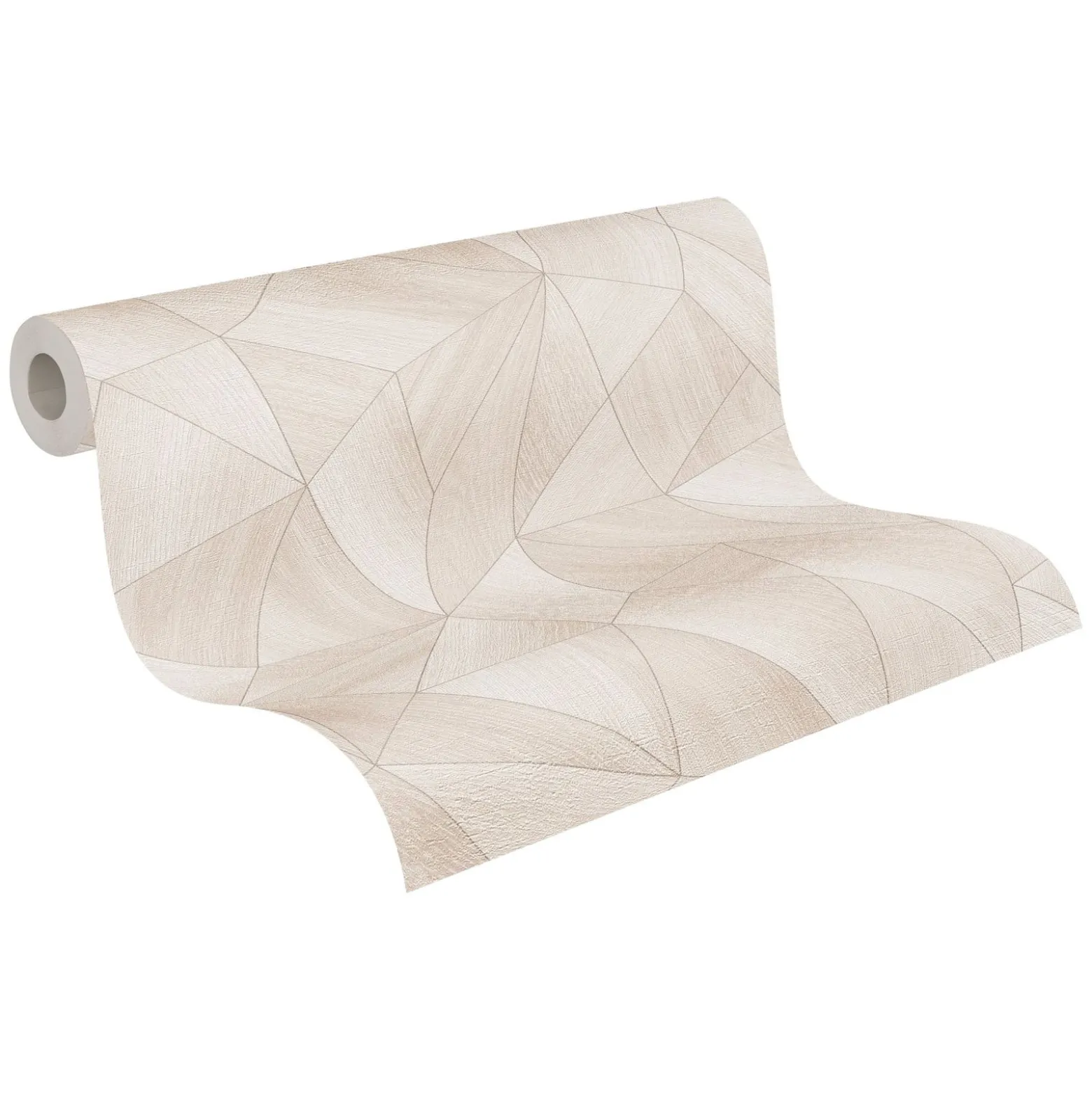 Vliestapete Daniel Hechter Grafisch Beige Silber Metallic