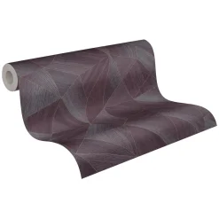 Vliestapete Daniel Hechter Grafisch Lila Bronze Metallic