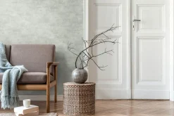 Vliestapete Daniel Hechter Shabby Putz Optik Hellgrau